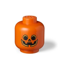 LEGO® Storage head (size L) - pumpkin