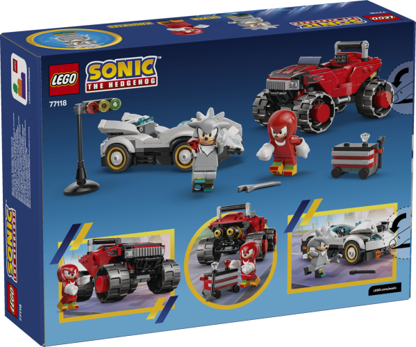 LEGO® Sonic the Hedgehog™ 77118 Silvers auto vs. Knuckles' monstertruck