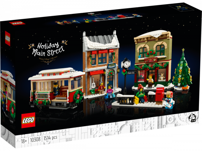 LEGO® Icons 10308 Świąteczna główna ulica