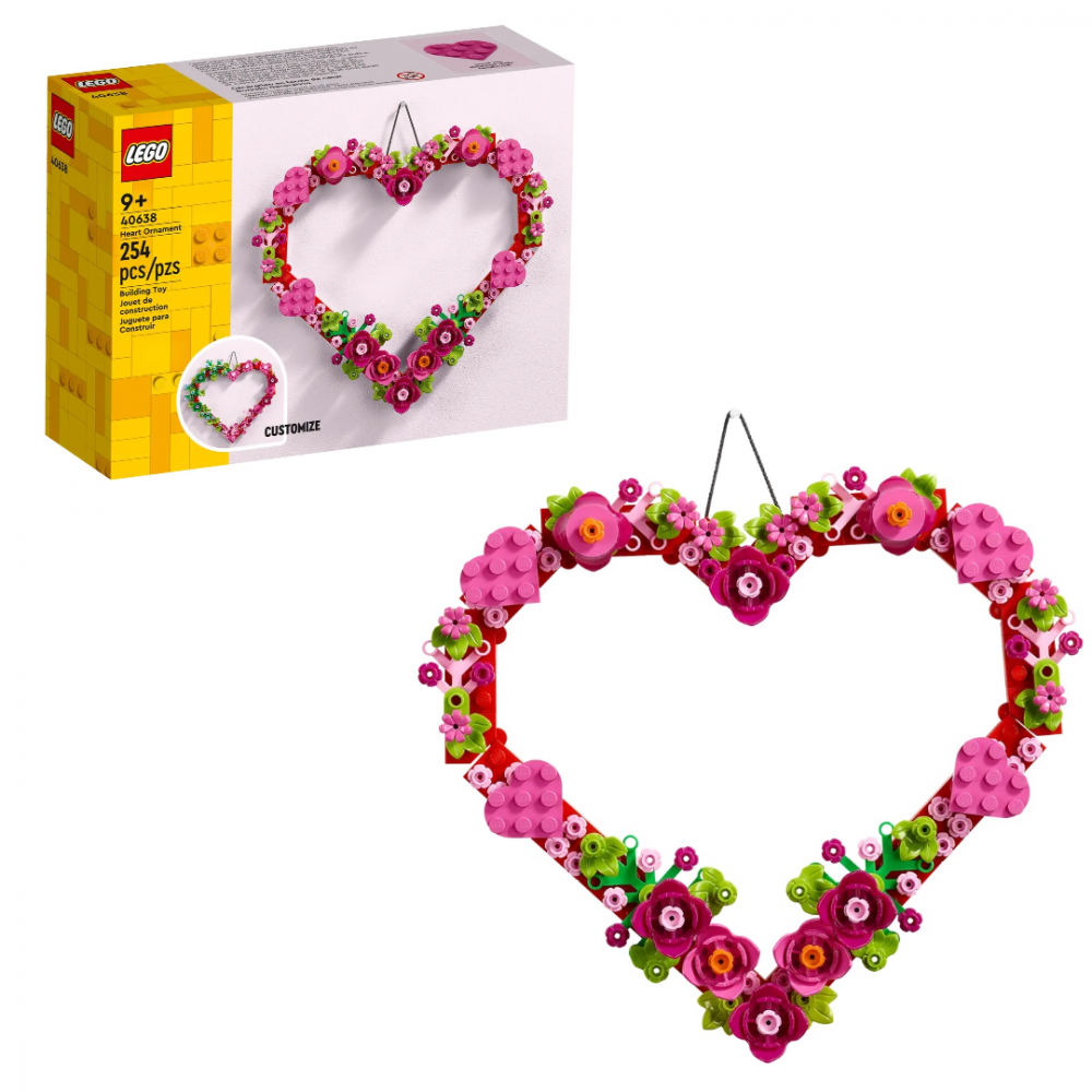 LEGO® 40638 Ornament în formă de inimă | KITSTORE.cz