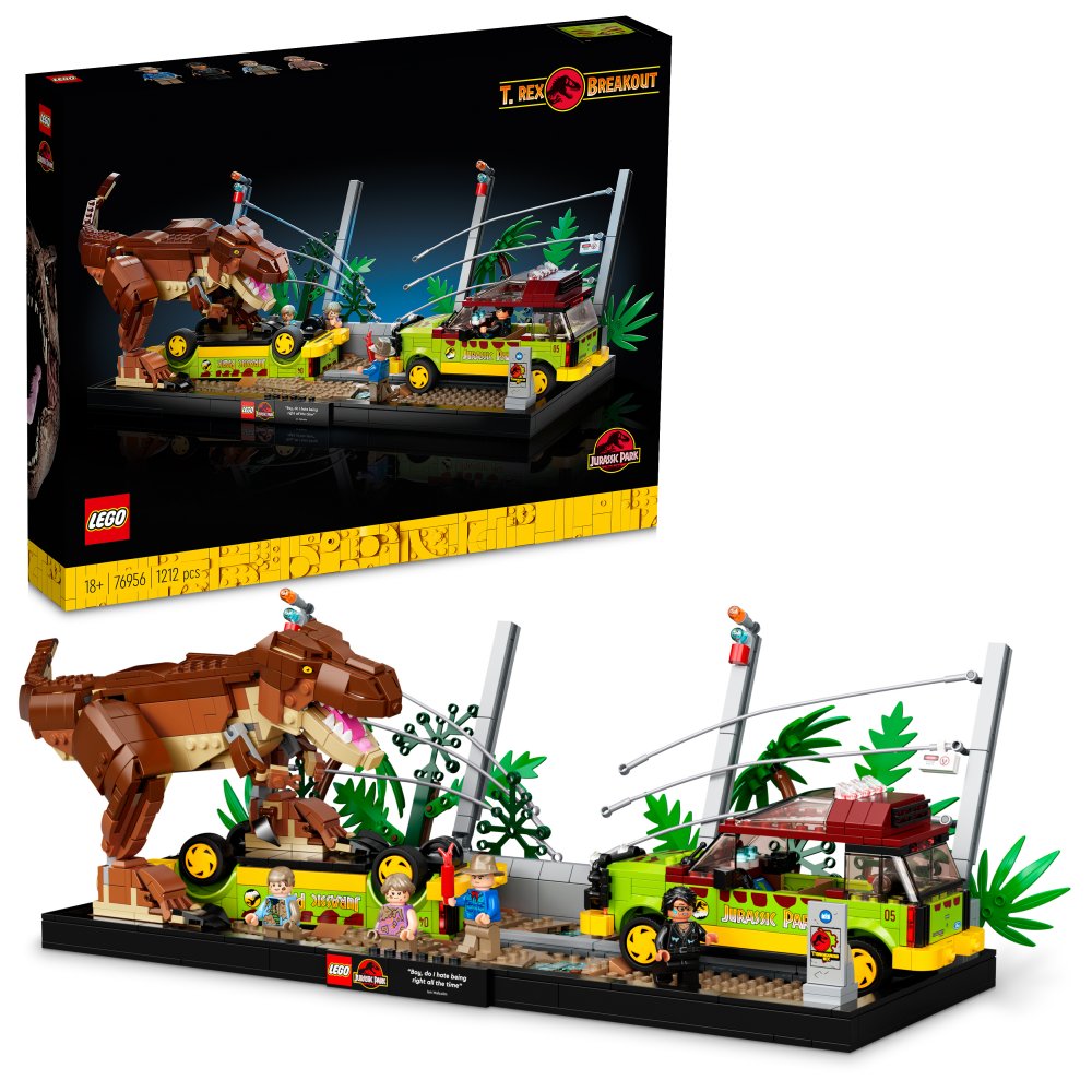 LEGO® Jurassic World™ 76956 Evadarea lui T. rex | Kitstore.ro