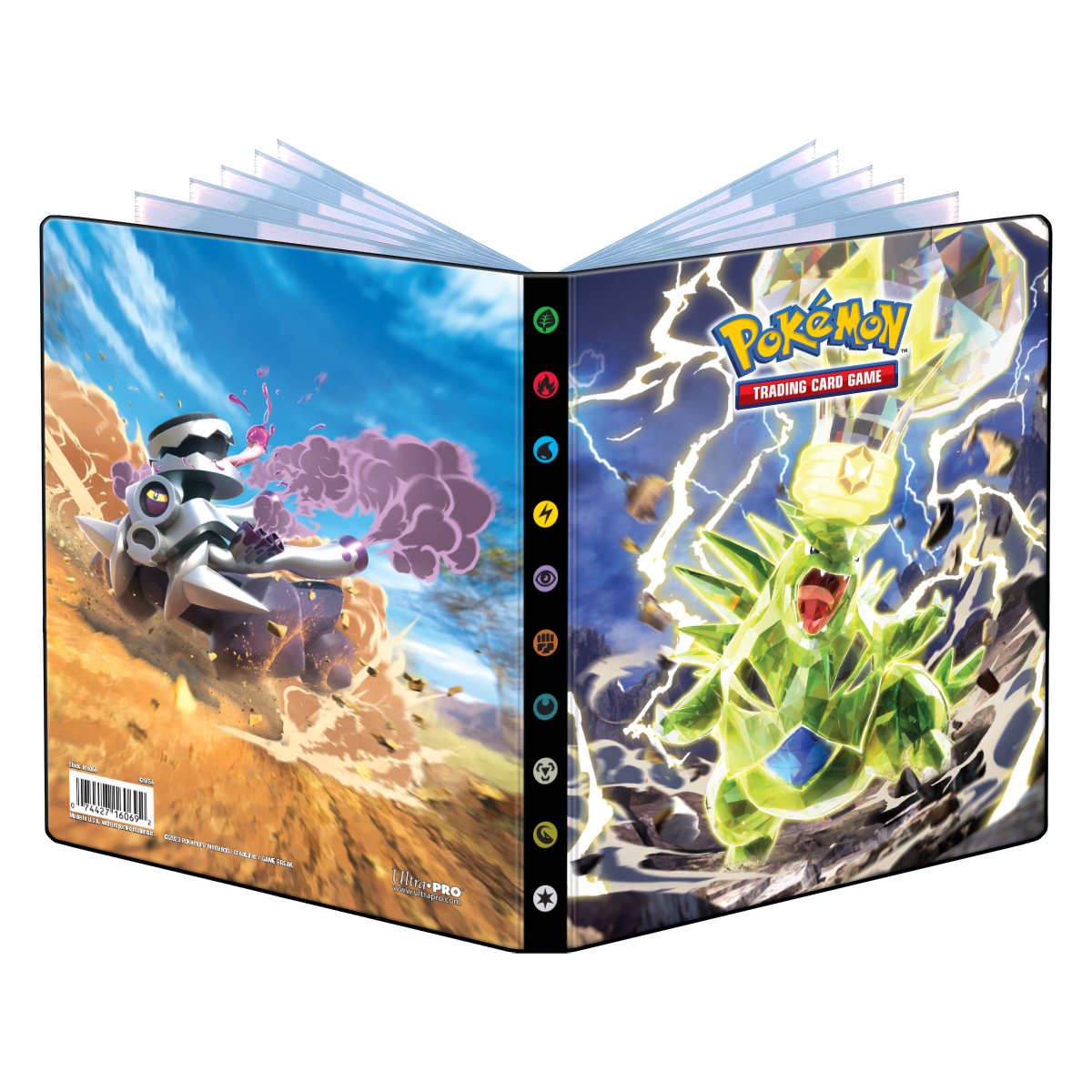 Přední strana Pokémon A5 alba s motivem Obsidian Flames