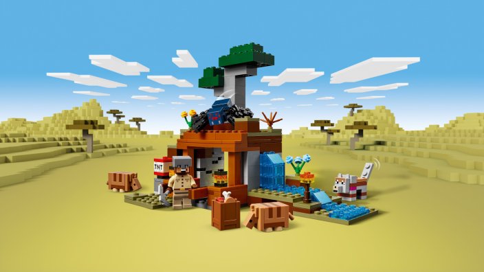 LEGO® Minecraft® 21269 Die Expedition zur Gürteltiermine