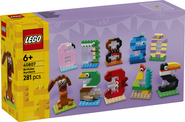 LEGO® Iconic 40807 Numeri del compleanno