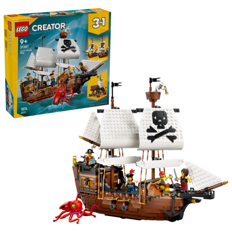 LEGO® Creator 31387 Legendarny statek piracki