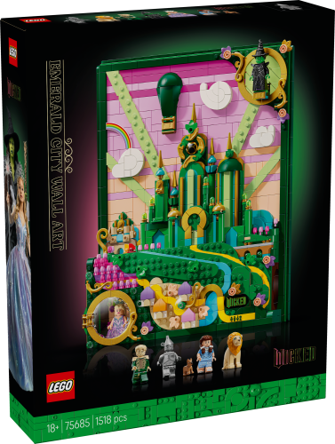 LEGO® Wicked 75685 Emerald City Wandkunst