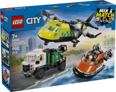LEGO® City 60505 Remix: Lietadlo, servisné vozidlo a vznášadlo