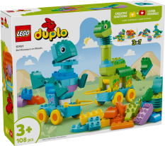 LEGO® DUPLO Town 10451 3-in-1 dinosaurussen op wielen