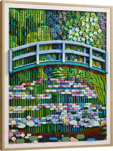 LEGO® ART 31220 Claude Monet – Brug over een vijver met waterlelies