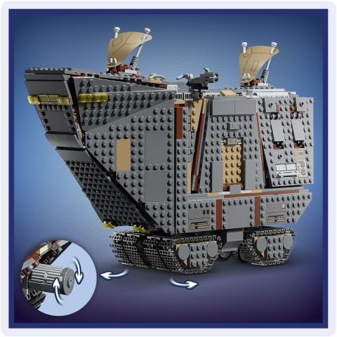 LEGO® Star Wars TM 75453 Le Sandcrawler™ d'Offworld et le Mudhorn