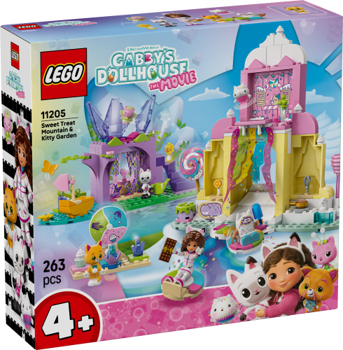 LEGO® Gabby's Dollhouse 11205 La montagne de friandises et le jardin de Fée Minette
