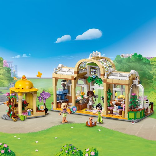 LEGO Friends 42671 Kavárna plná rostlin a květinářství