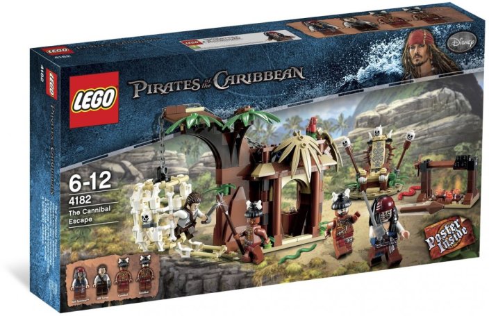 LEGO® Pirates of the Caribbean™ 4182 Flucht vor den Kannibalen
