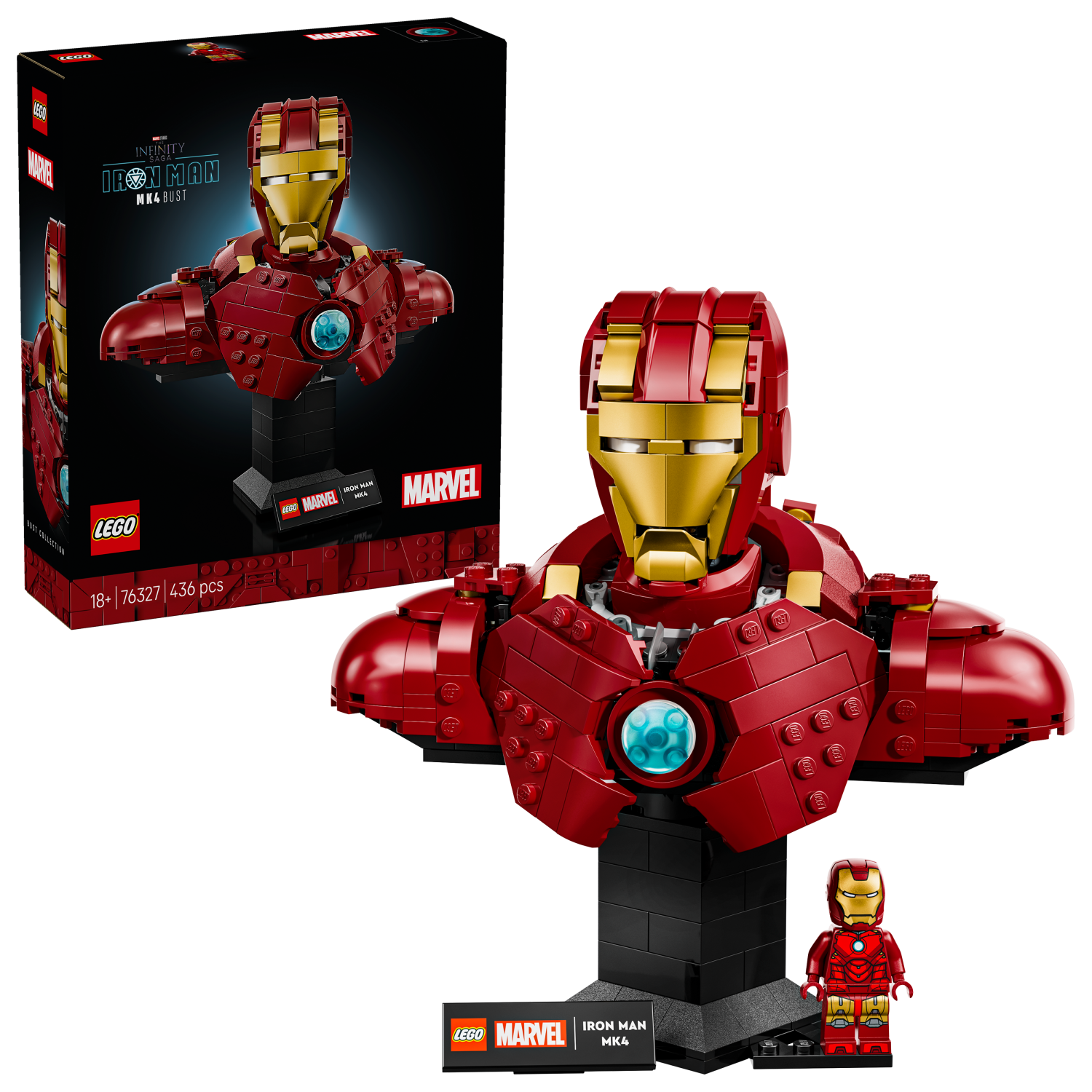 LEGO® Super Heroes 76327 アイアンマン MK4 バスト | KITSTORE.cz