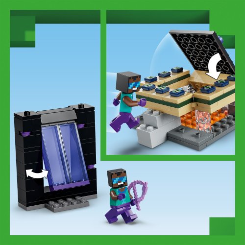 LEGO® Minecraft 21584 Voyage à travers les Portails du Nether et de l’Ender