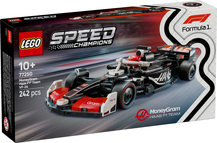 LEGO® Speed Champions 77250 MoneyGram Haas F1® Team VF-24 racewagen