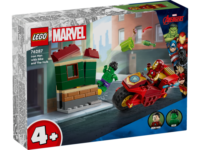LEGO® Marvel 76287 Iron Man com Mota e Hulk