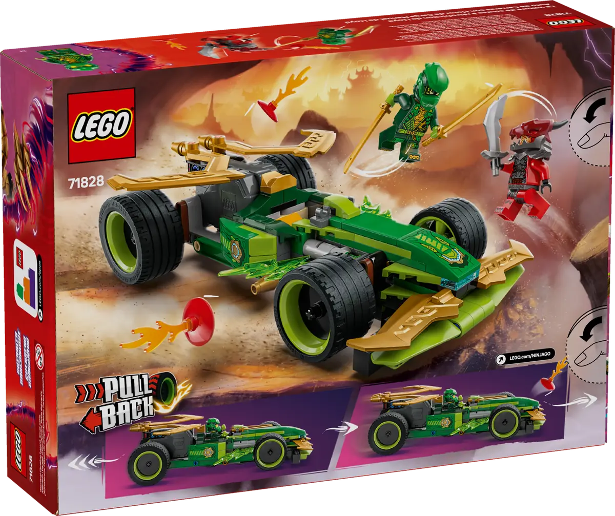 シャワーズexsarpsa10 LEGO® Ninjago® 71828 Mașina de curse cu motor cu arc a lui Lloyd