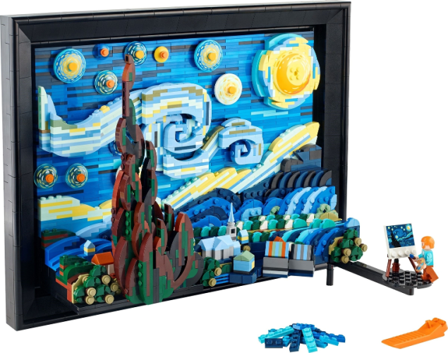 LEGO® Ideas 21333 Vincent van Gogh - Csillagos éj