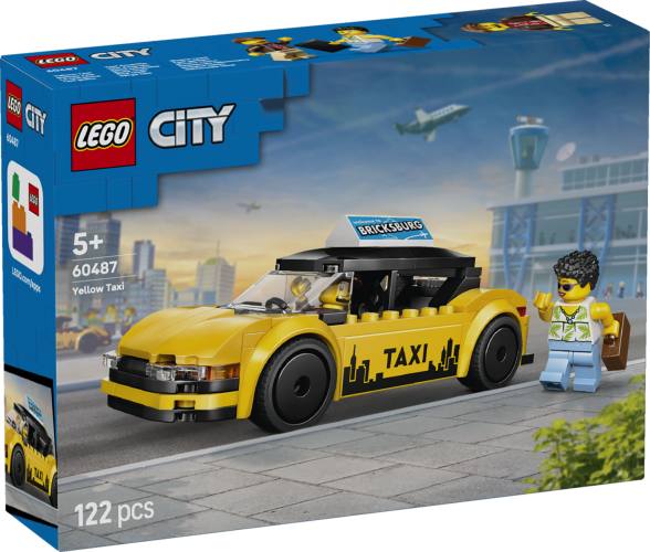 LEGO® City 60487 Taxi giallo