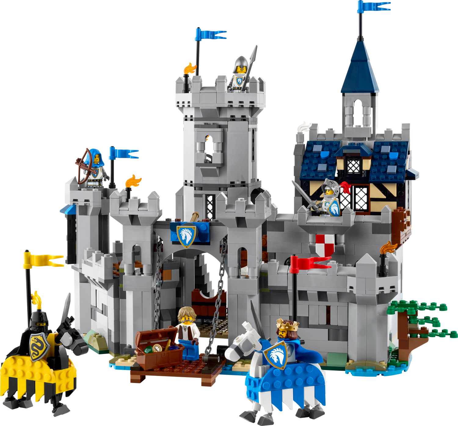 LEGO® Creator 3in1 31168 Castel medieval cu cai și cavaleri