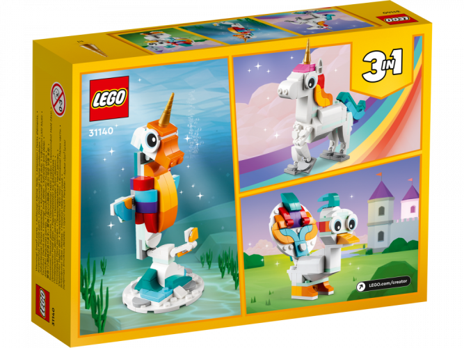 LEGO® Creator 3-in-1 31140 Unicórnio Mágico