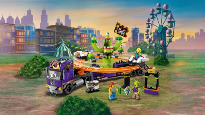 LEGO® City 60313 LKW mit Weltraumkarussell