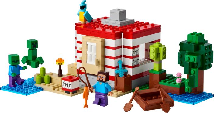 LEGO® Minecraft 21275 La maison en TNT de la jungle