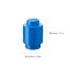 LEGO® Boîte de rangement ronde 123 x 183 mm - bleu