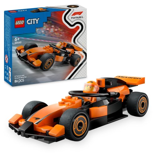 LEGO® City 60442 F1® coureur met McLaren racewagen