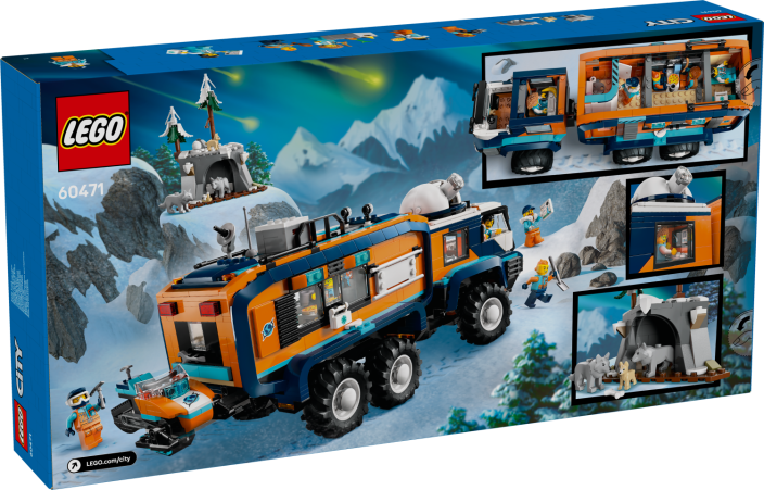 LEGO City 60471 Nákladní auto s laboratoří pro průzkumníky Arktidy