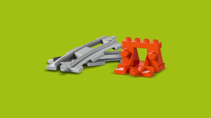 LEGO® DUPLO® 10425 Vonatalagút és sínek kiegészítő szett