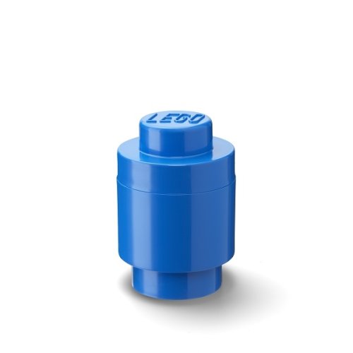 LEGO® Boîte de rangement ronde 123 x 183 mm - bleu