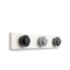 LEGO® appendiabiti da parete - nero, grigio, grigio scuro