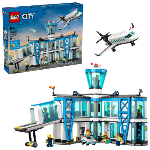 LEGO® City 60502 L’aéroport et l’avion