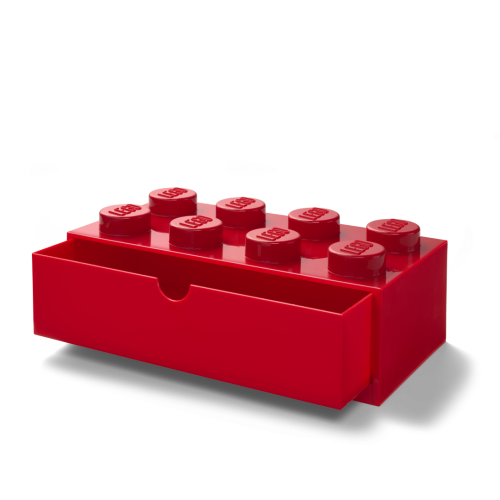 LEGO® caixa de mesa 8 com gaveta - vermelho