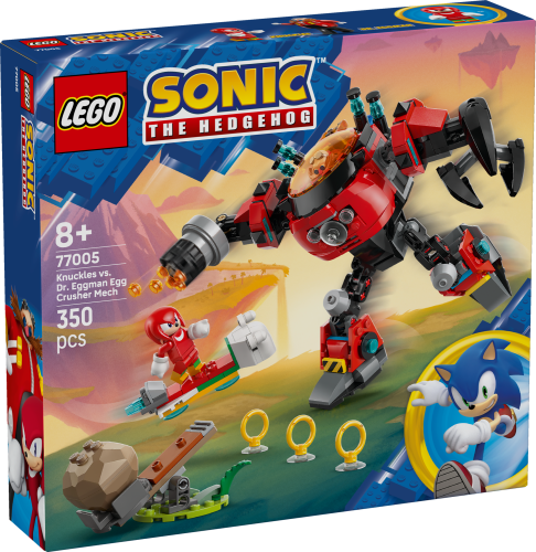 LEGO® Sonic the Hedgehog™ 77005 Knuckles vs. Dr. Eggman Egg Crusher robotja