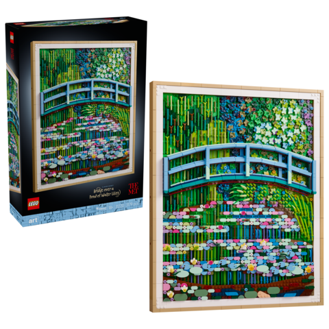LEGO® ART 31220 Claude Monet – Brug over een vijver met waterlelies