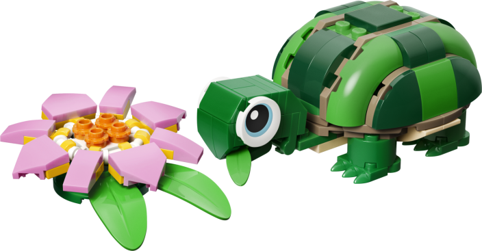 LEGO® Creator 31377 Tartaruga con fiore di ninfea