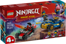 LEGO® Ninjago 71840 Action-Autorennen: Rogue vs. Drix