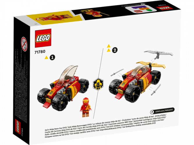 LEGO® Ninjago® 71780 Kais Ninja-Rennwagen EVO