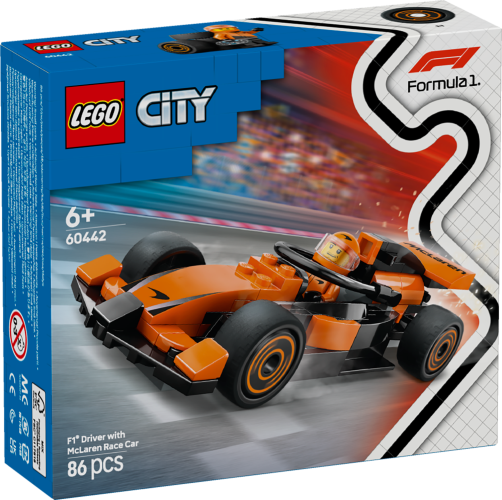 LEGO® City 60442 F1® coureur met McLaren racewagen