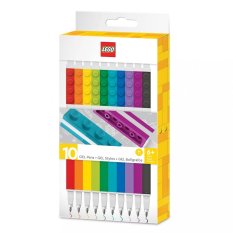 LEGO® Gel pens, mix of colours - 10 pieces