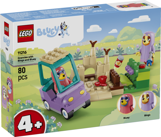 LEGO® Bluey 11216 As Avozinhas com a Bingo e a Bluey