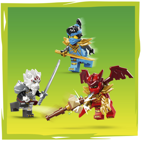 LEGO® Ninjago 71863 Zilvar auf seinem Drachentier Grimtak