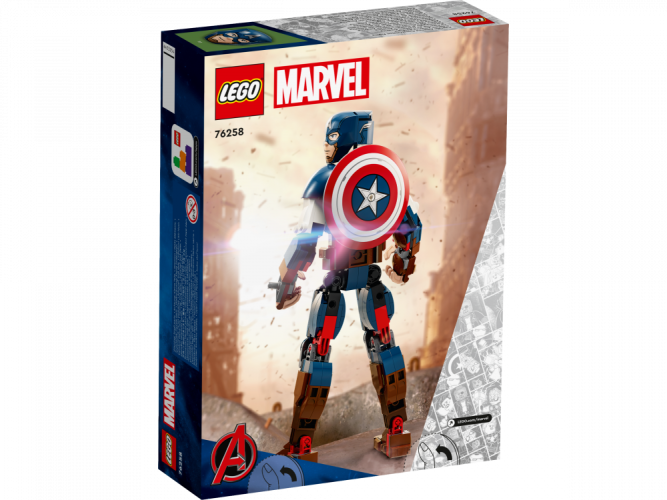 LEGO® Marvel 76258 Sestavitelná figurka: Captain America