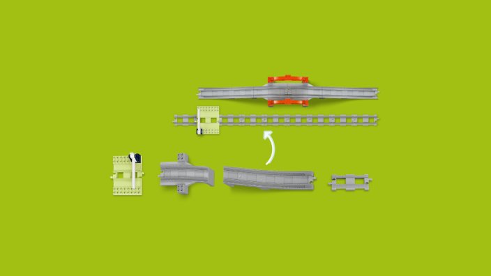 LEGO® DUPLO® 10426 Vasúti híd és sínek kiegészítő szett