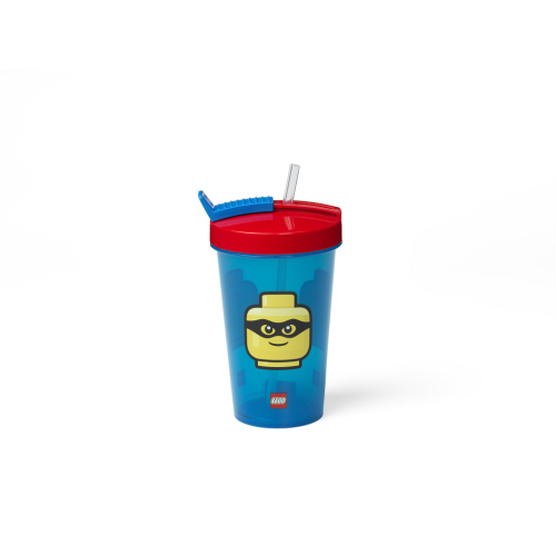 LEGO® ICONIC Classic gobelet avec paille - rouge/bleu