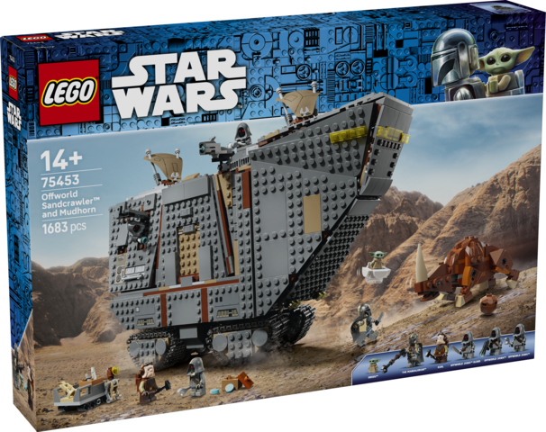 LEGO® Star Wars TM 75453 Le Sandcrawler™ d'Offworld et le Mudhorn