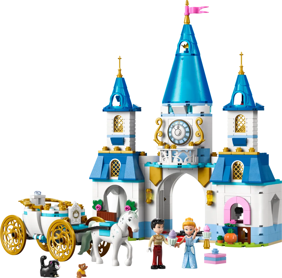 LEGO® Disney™ 43275 Castelul și caleașca Cenușăresei | KITSTORE.cz